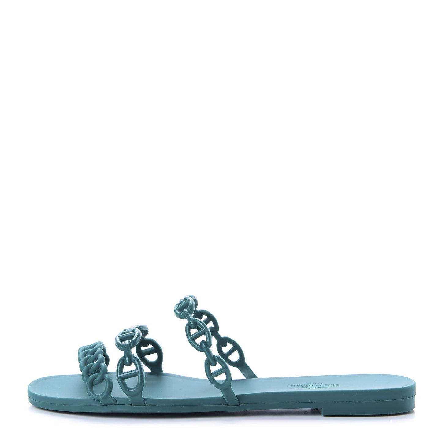 Rubber Chaine d'Ancre Rivage Sandals 36 Vert d'Ete