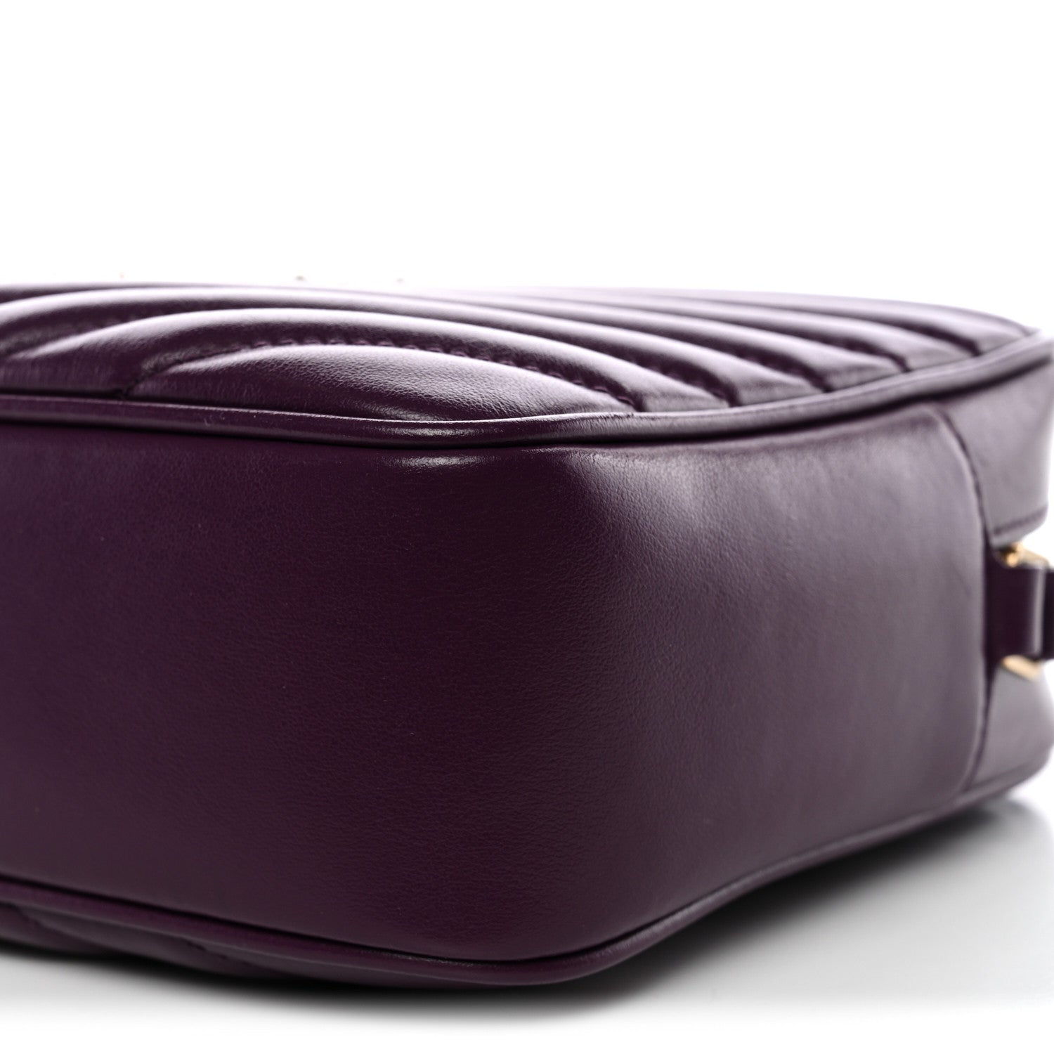 Saint Laurent Calfskin Matelasse Monogram Lou Camera Bag Purple 9 of 10