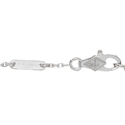 Van Cleef & Arpels 18K White Gold Diamond Mini Frivole Pave Bracelet 3 of 3