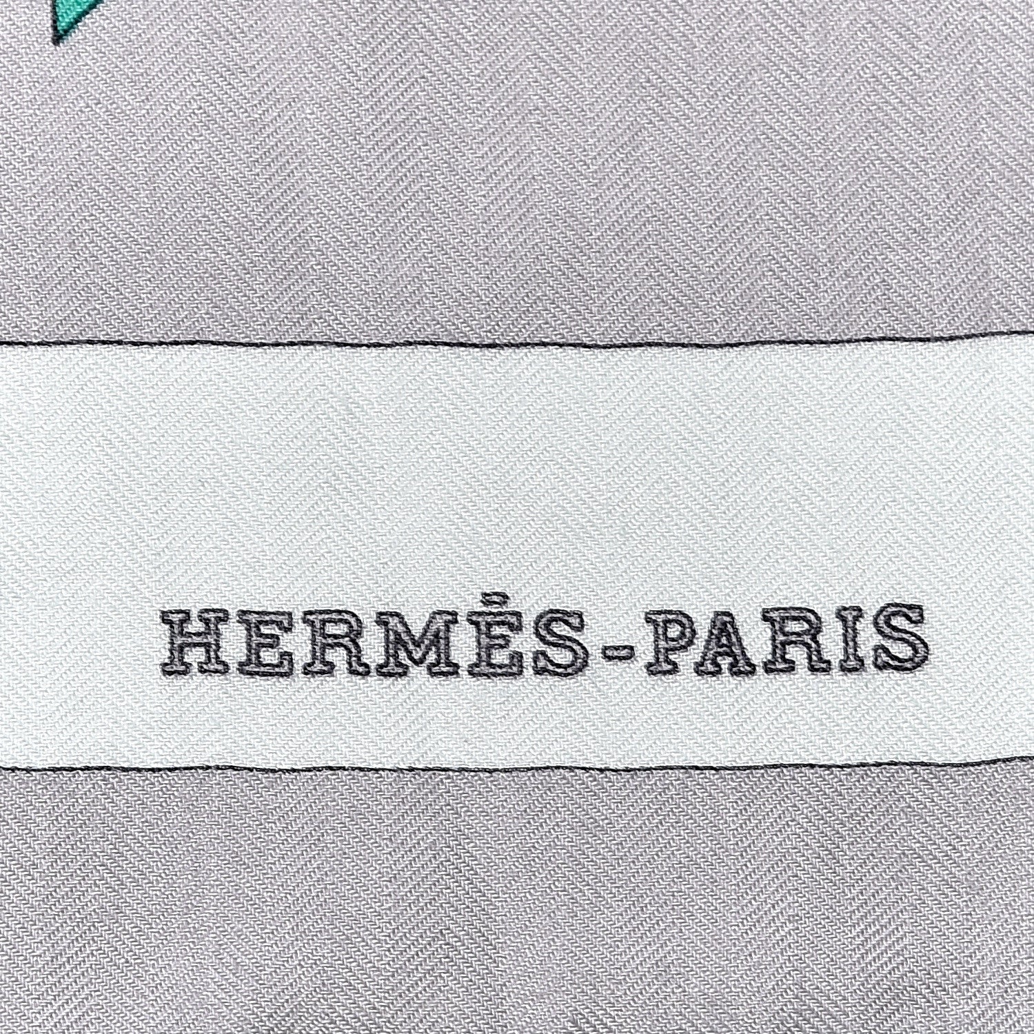 Hermes Cashmere Silk Rocabar Shawl 140 Menthol Gris White 3 of 4