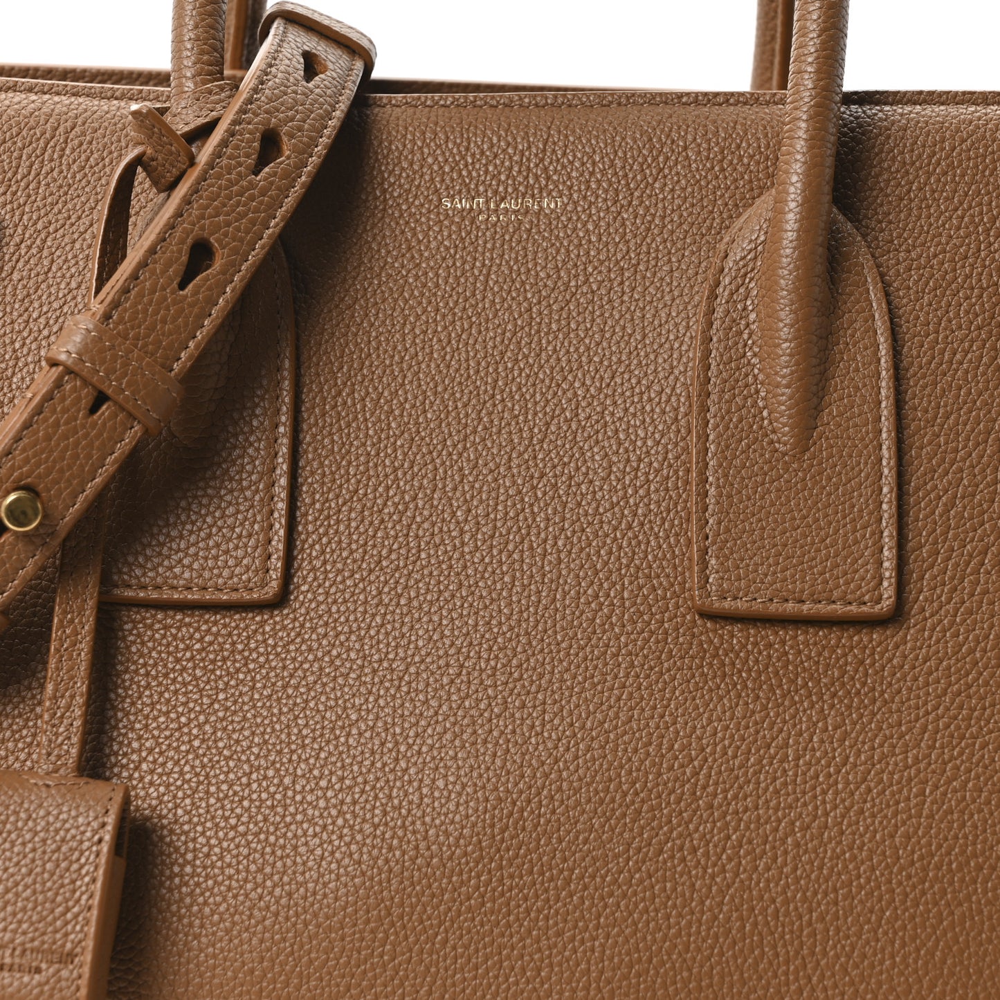 Grained Calfskin Large Souple Sac De Jour Cinnamon