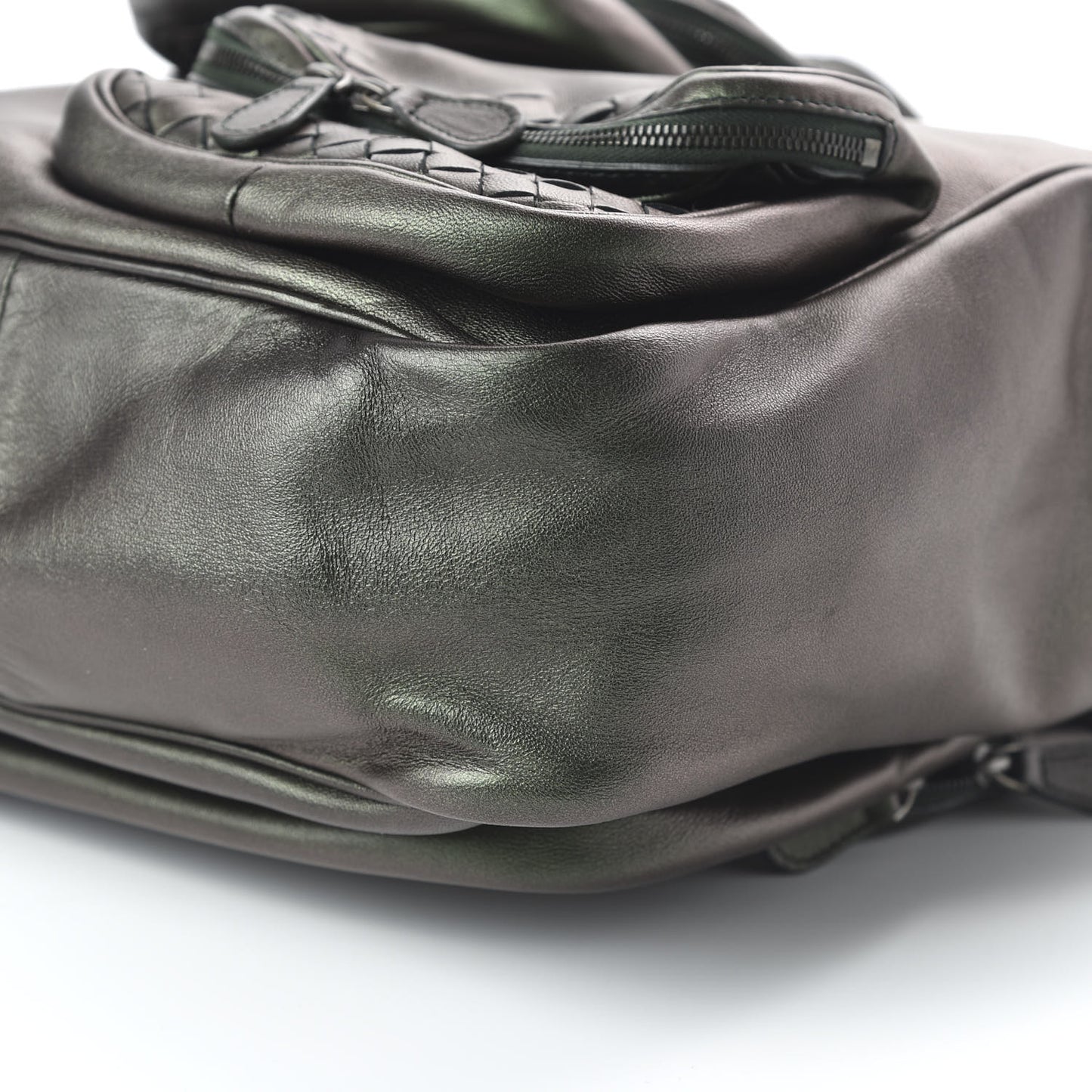 Iridescent Scarabee Multi Pocket Tote Green