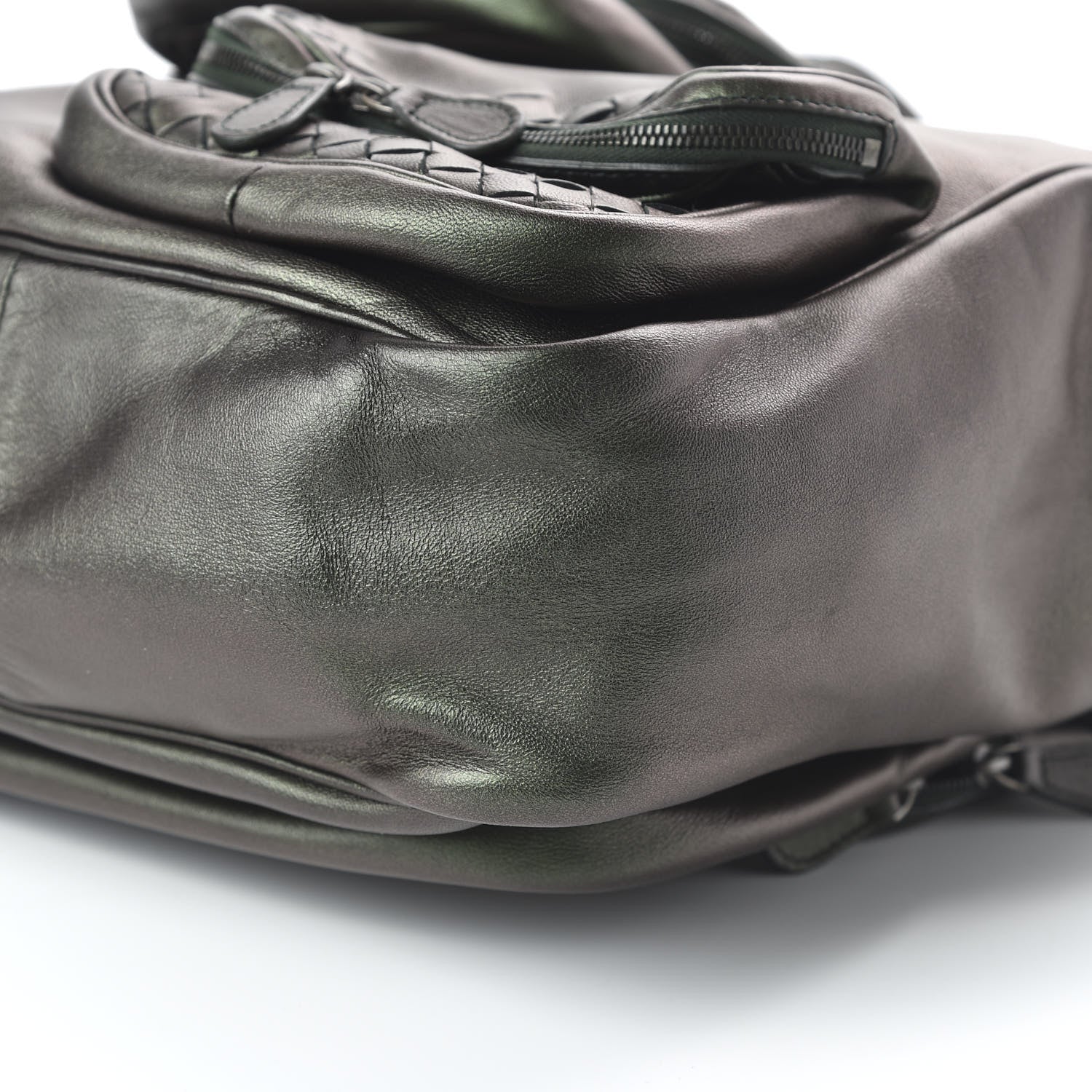 Bottega Veneta Iridescent Scarabee Multi Pocket Tote Green 7 of 9