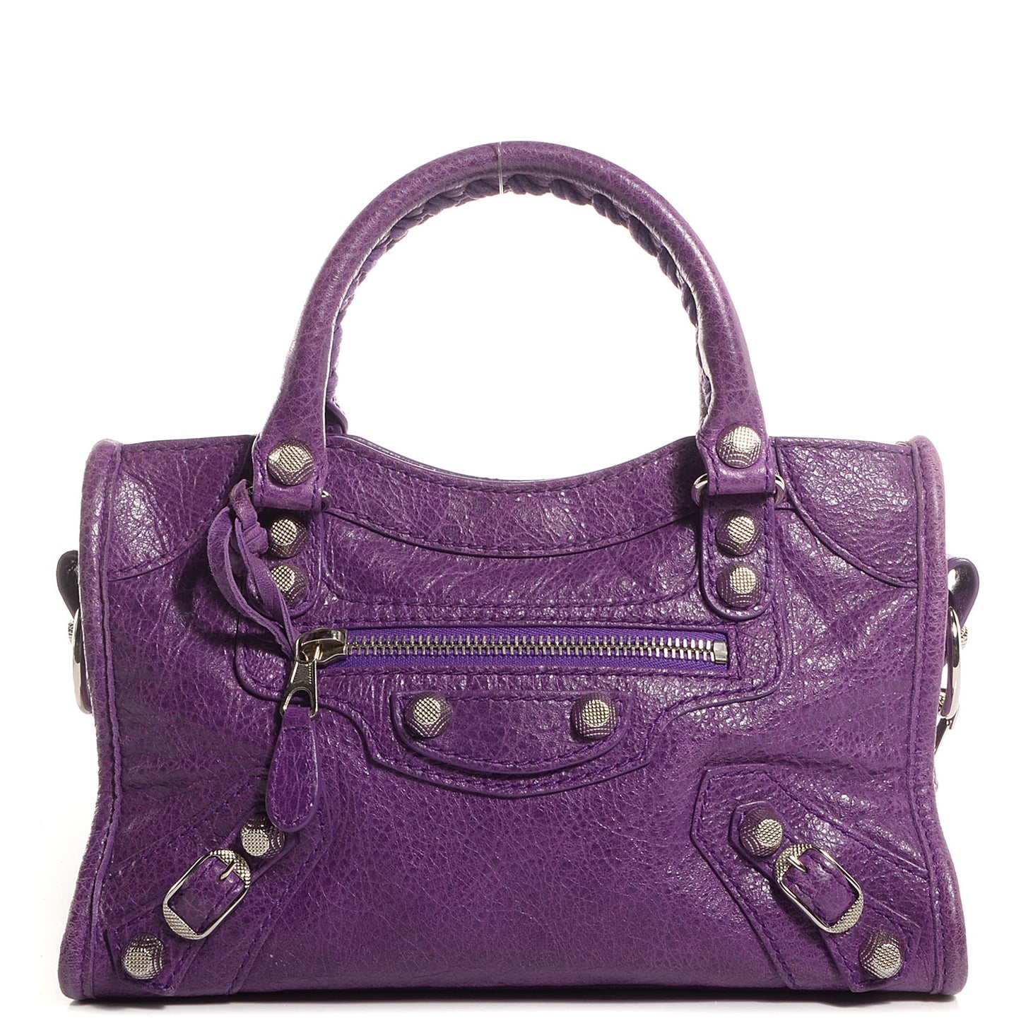 Agneau Giant 12 Silver Hardware Mini City Ultraviolet