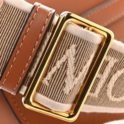 Loewe Calfskin Jacquard Mini Gate Dual Bag Tan 11 of 11