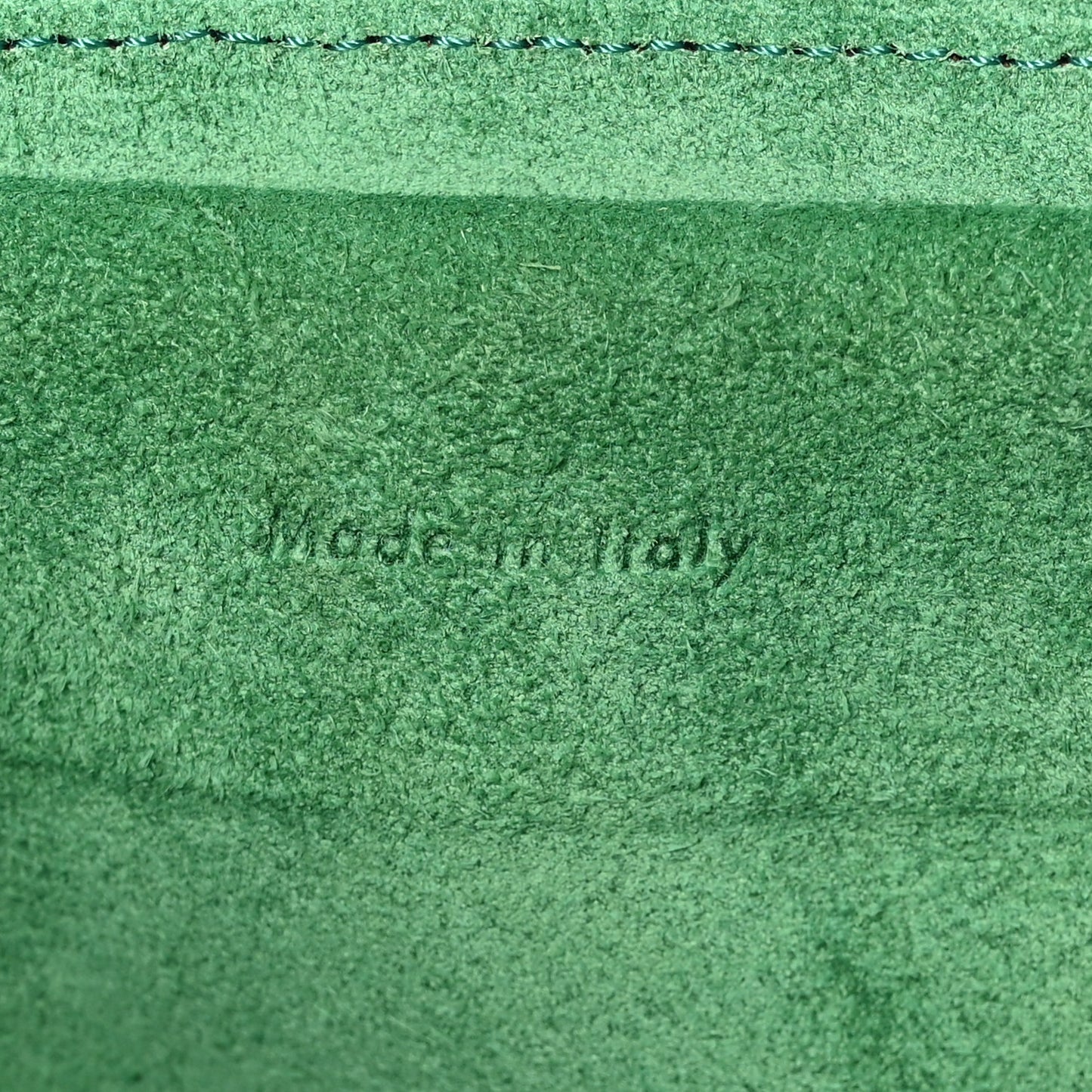 Grained Calfskin Micro Belt Bag Pop Green