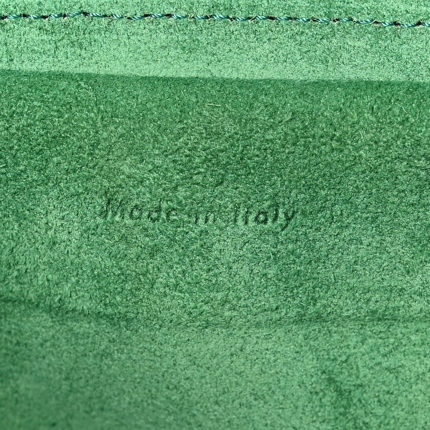 Celine Grained Calfskin Micro Belt Bag Pop Green 7 of 10