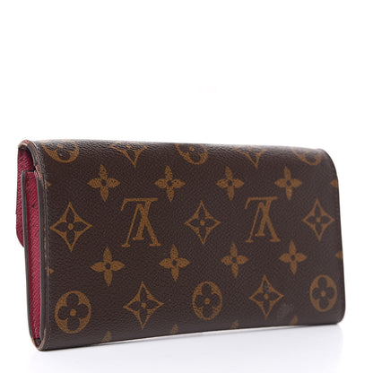 Louis Vuitton Monogram Emilie Wallet Fuchsia 3 of 13