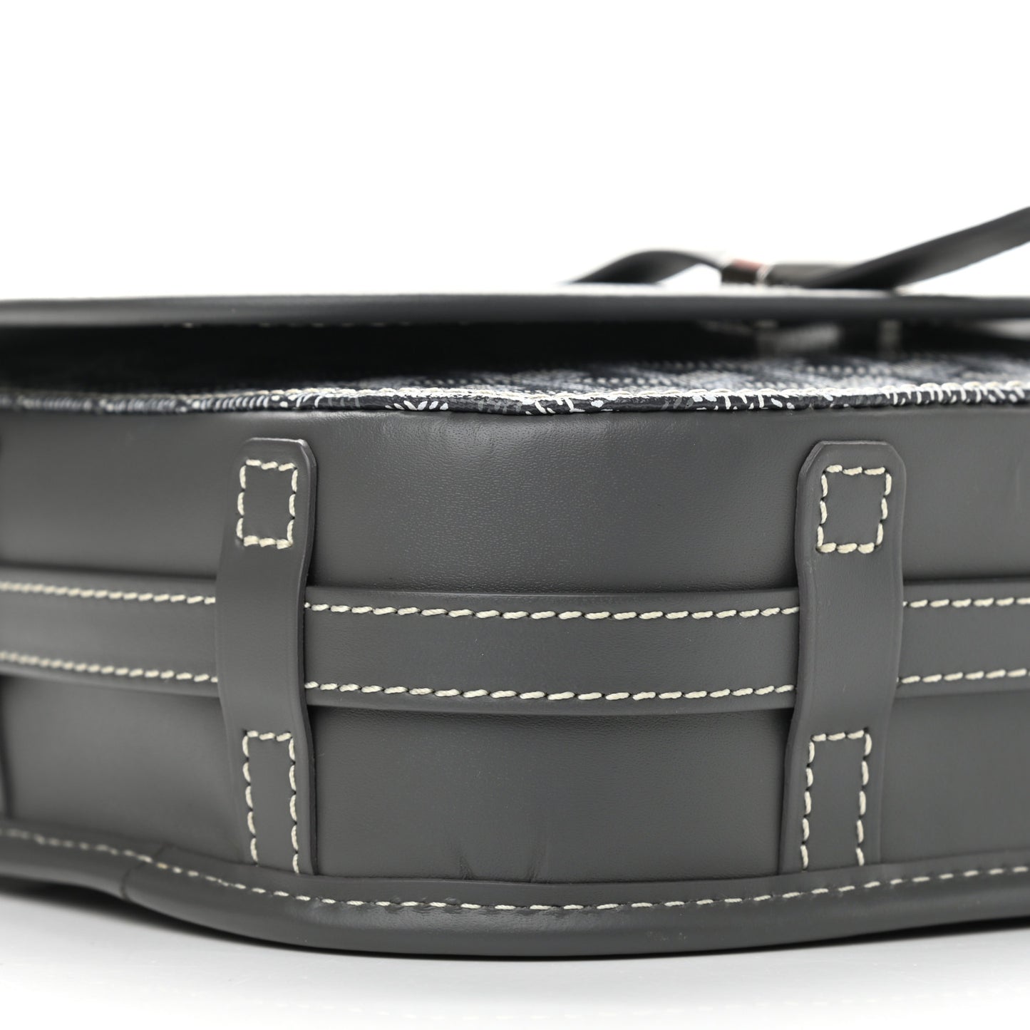 Goyardine Belvedere II PM Messenger Bag Gray