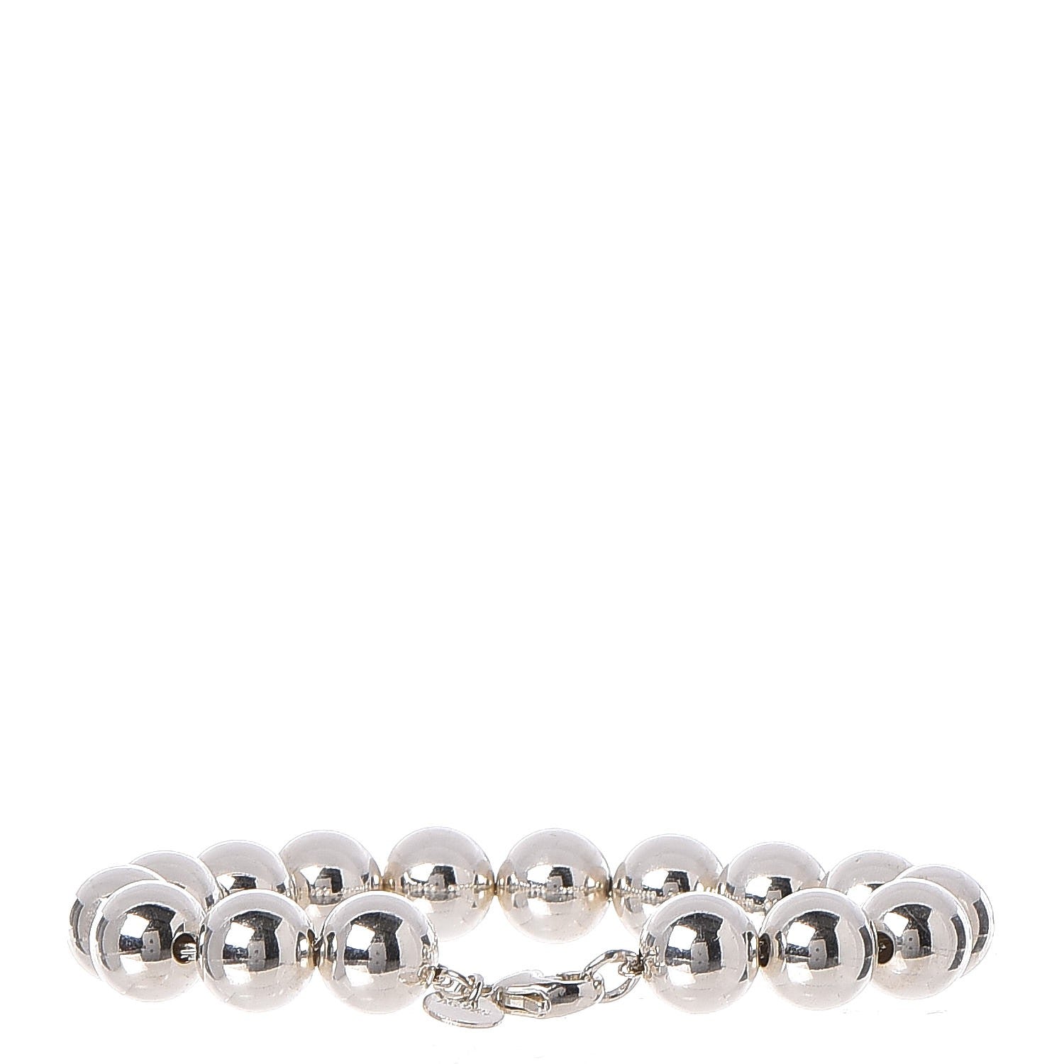 Tiffany Sterling Silver 10mm HardWear Ball Bracelet 3 of 6