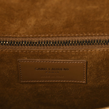 Saint Laurent Calfskin Classic Duffle 6 Camel 6 of 11