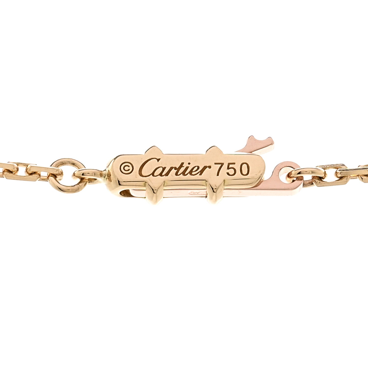 Cartier 18K Yellow Gold Tsavorite Black Lacquer Panthere De Cartier Round Pendant Necklace 4 of 5