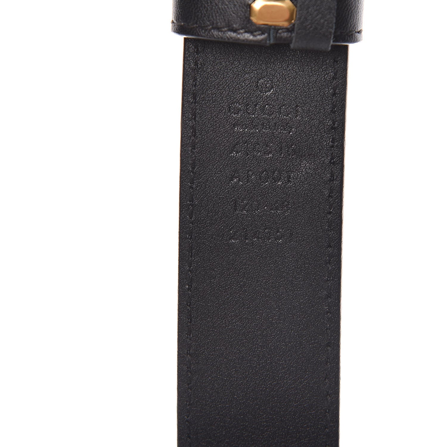 Gucci Moon Calfskin Double G 30mm Belt 120 48 Black 4 of 7