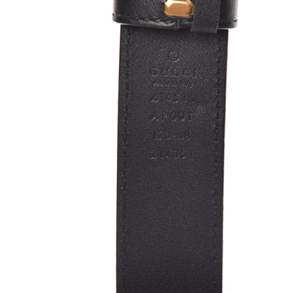 Gucci Moon Calfskin Double G 30mm Belt 120 48 Black 4 of 7