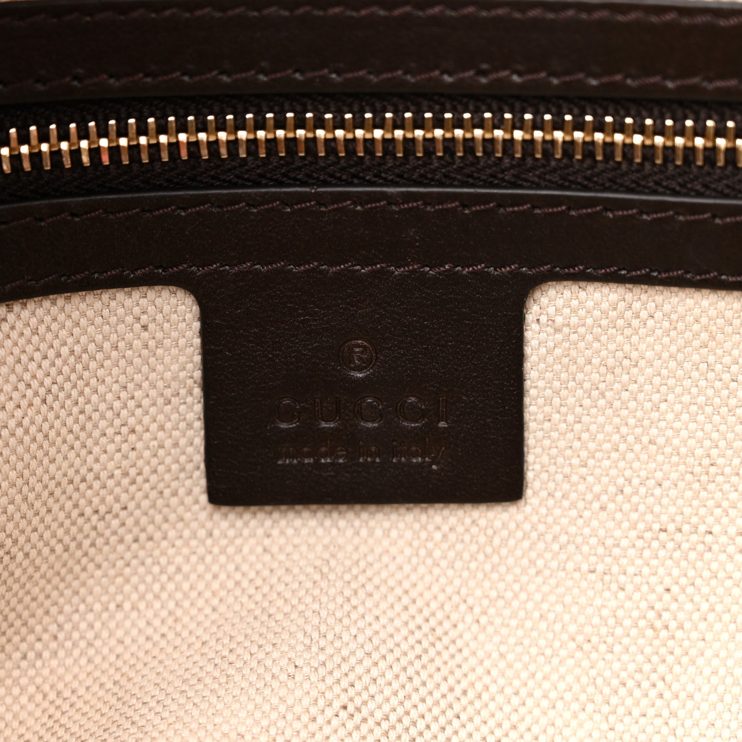 Monogram Vintage Web Small Boston Dark Brown