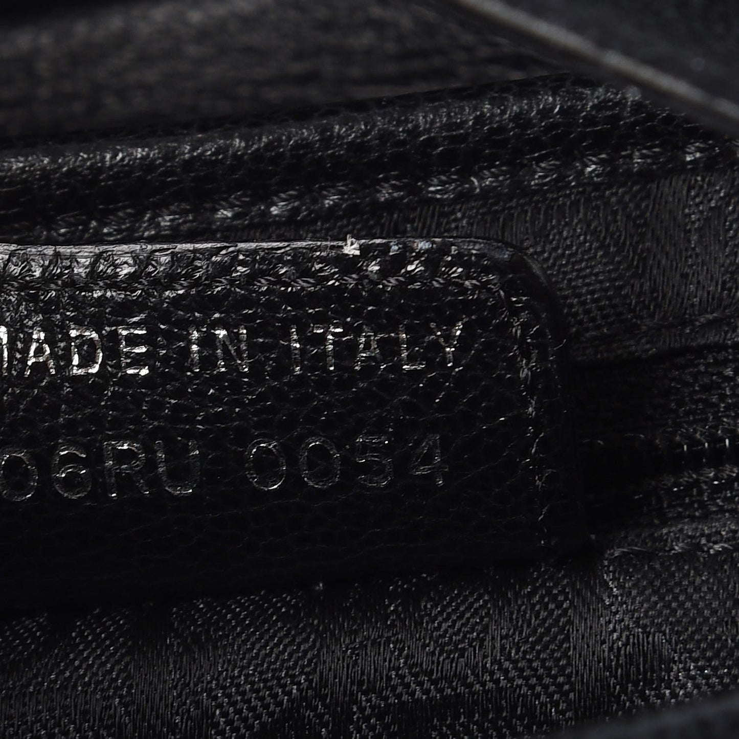 Calfskin Saddle Bag Black