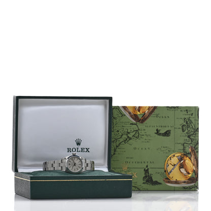 Rolex Stainless Steel 24mm Oyster Perpetual Watch Silver 67180 5 of 5