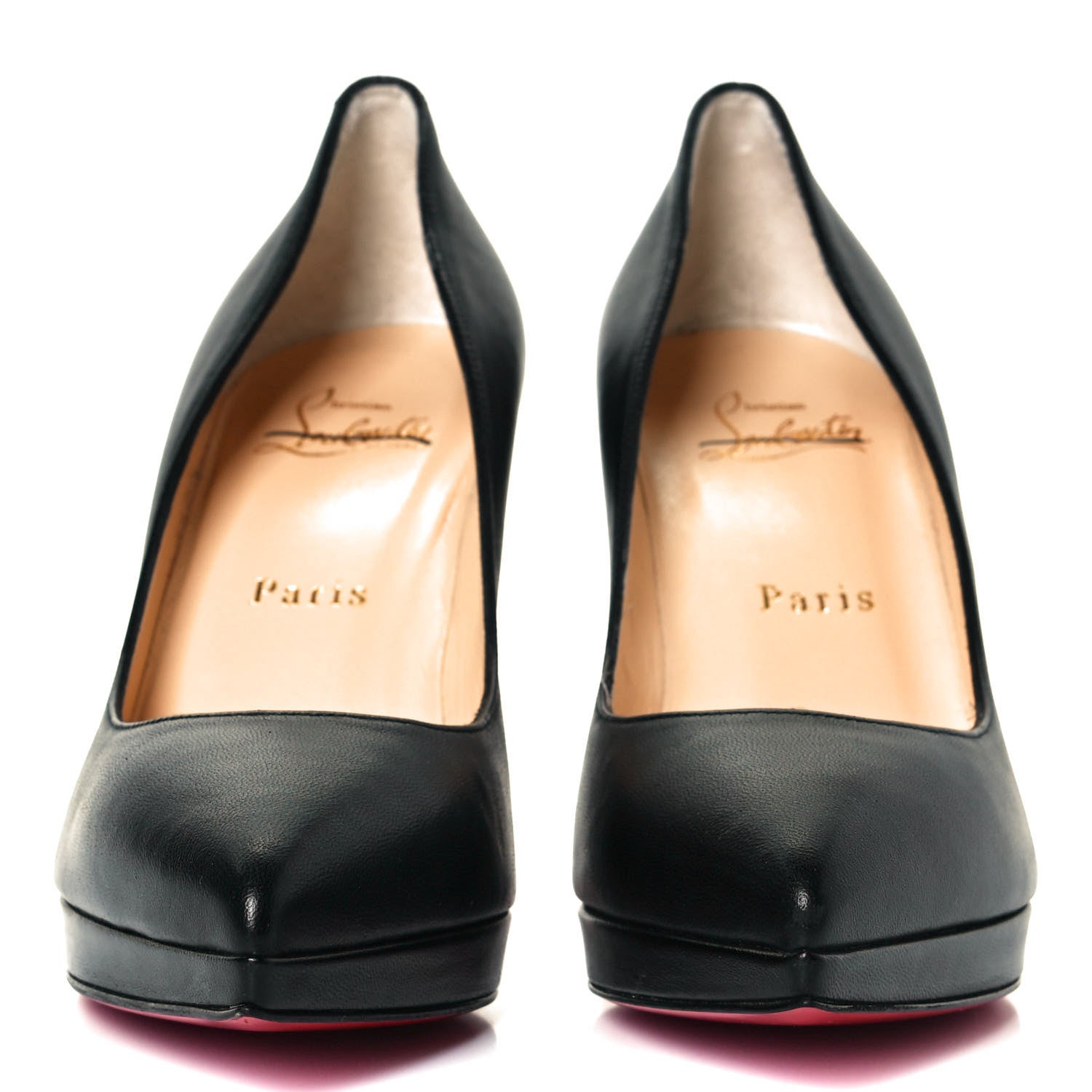 Christian Louboutin Nappa Pigalle Plato 100 Pumps 35.5 Black 3 of 12
