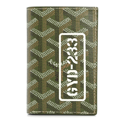 Goyard Goyardine Saint Pierre Card Holder Khaki 1 of 9