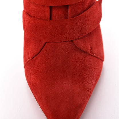 Christian Louboutin Veau Velour Triniboot 100 Booties 37 Loubi 9 of 13