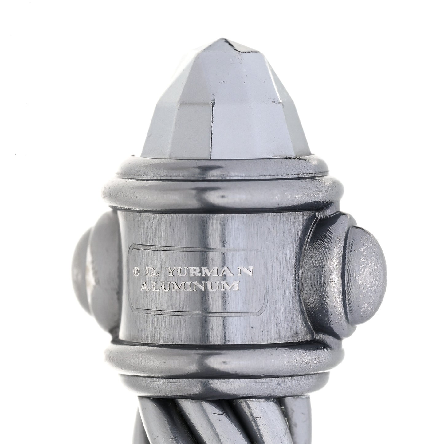 Aluminum 10mm Cable Renaissance Bracelet Grey