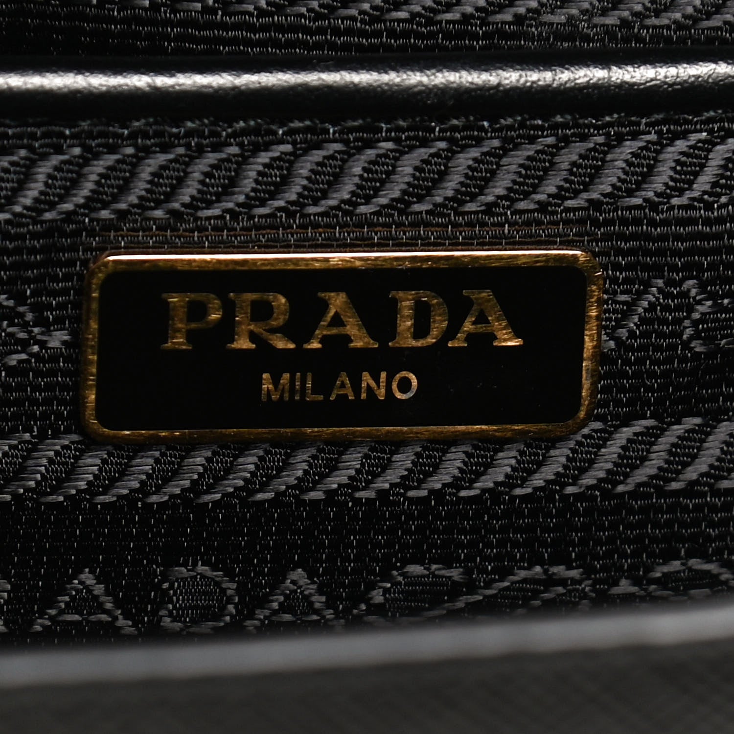 Prada Saffiano Soft Calfskin Chain Crossbody Bag Black 6 of 9
