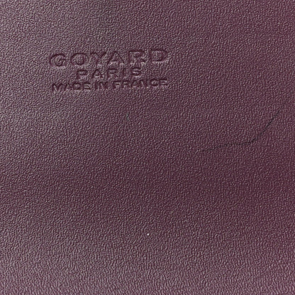 Goyard Goyardine Varenne Long Wallet Burgundy 6 of 11