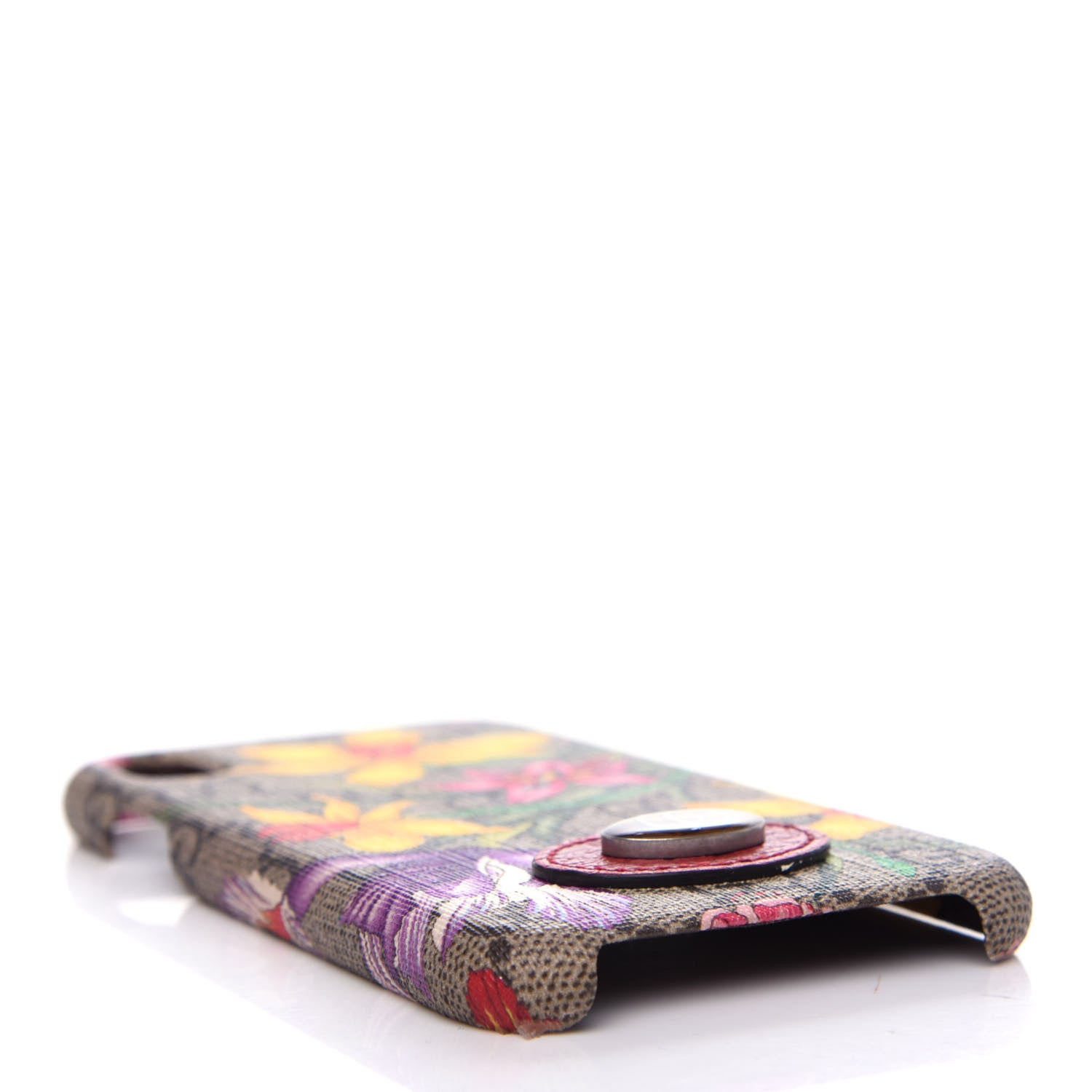 Gucci GG Supreme Monogram Flora Ophidia iPhone XR Case 4 of 7