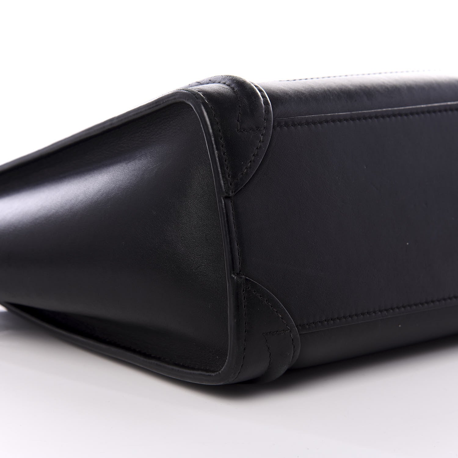 Celine Smooth Calfskin Nano Luggage Black 6 of 8