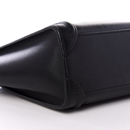 Celine Smooth Calfskin Nano Luggage Black 6 of 8