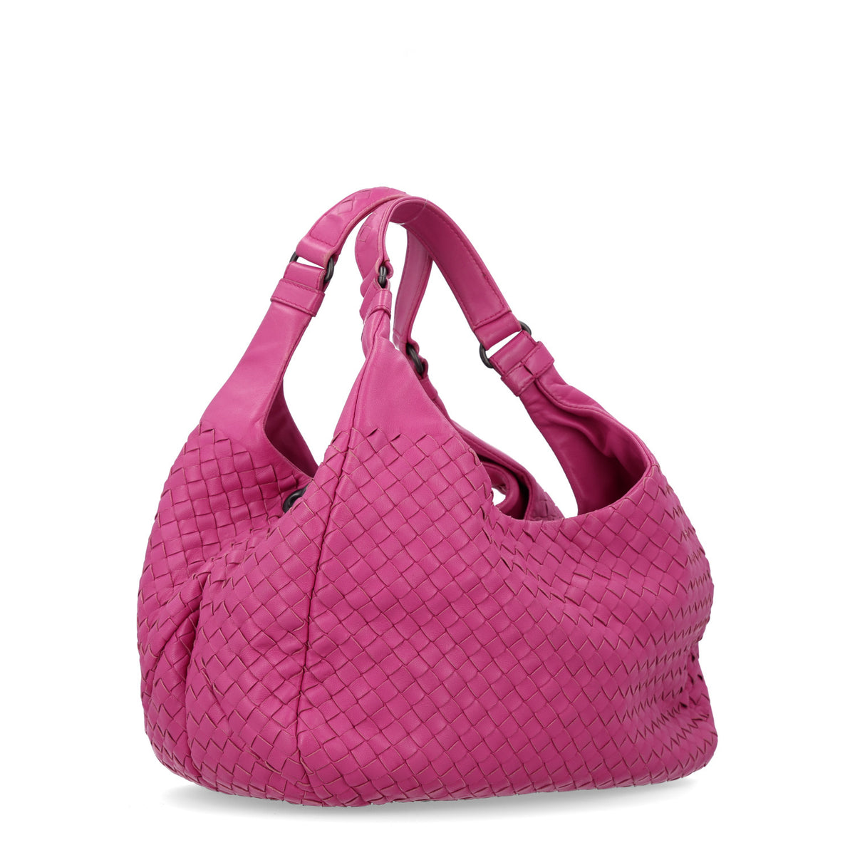 Nappa Intrecciato Medium Campana Hobo Ametiste