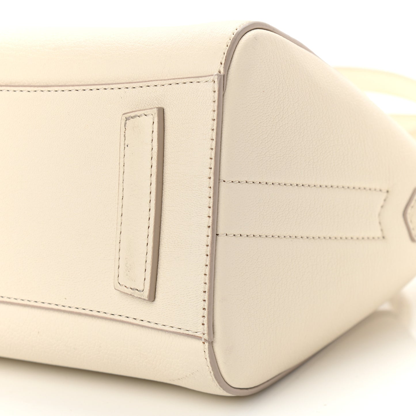 Sugar Goatskin Mini Antigona Off White