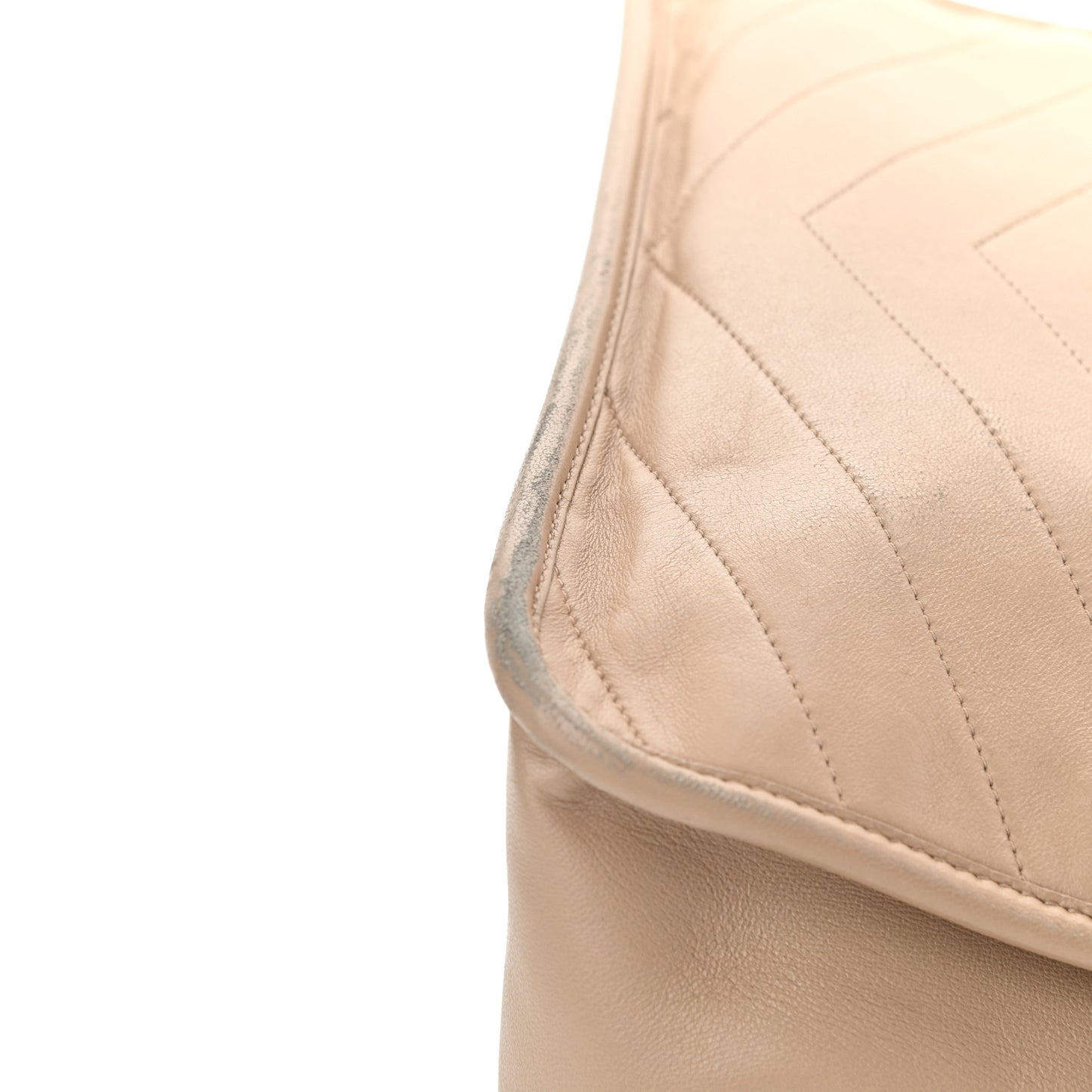 Lambskin Matelasse Monogram Medium Niki Chain Satchel Dark Beige