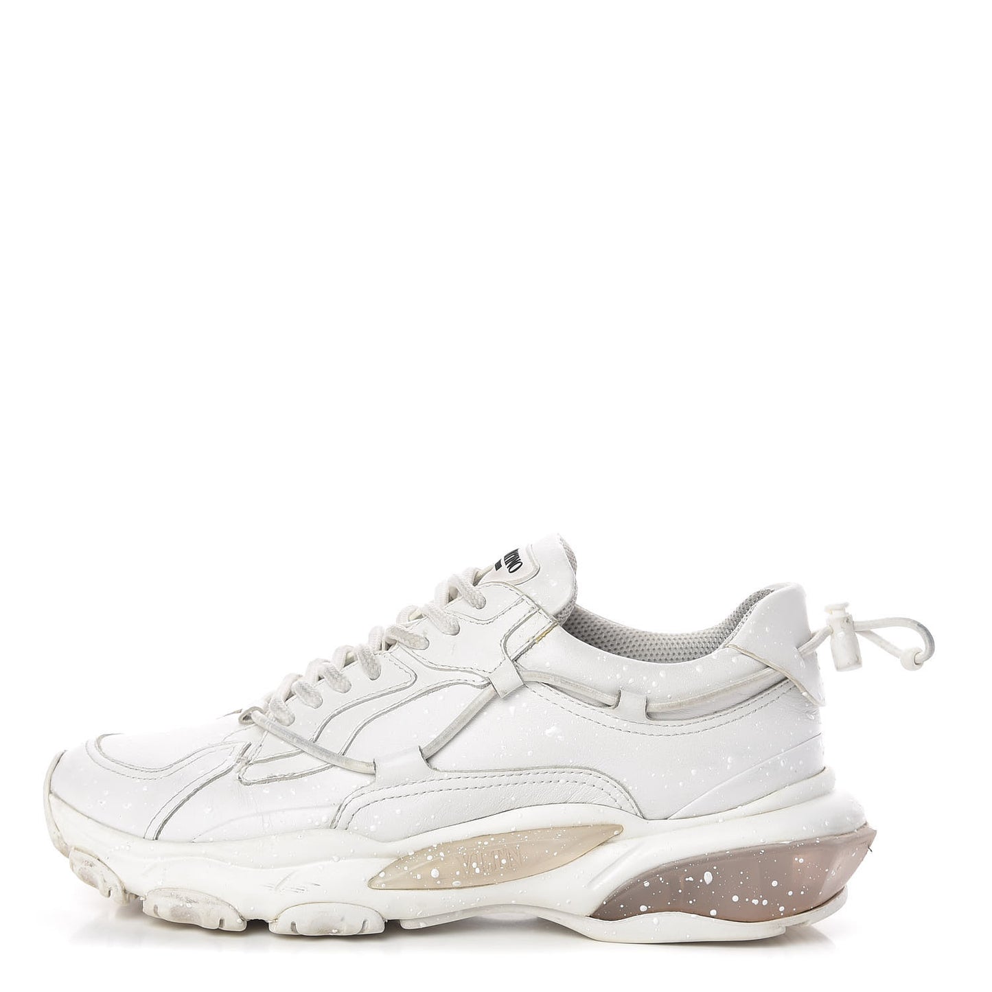 Calfskin Sprayed Mens Bounce Sneakers 40 Multicolor
