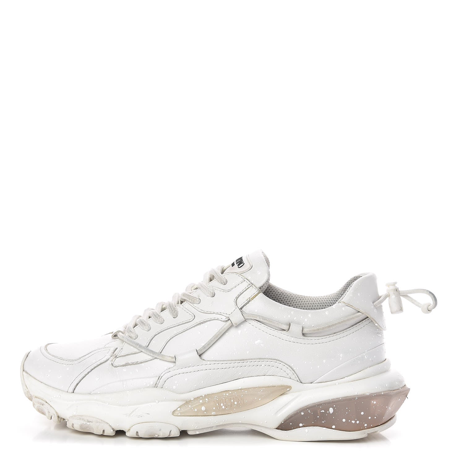 Valentino Garavani Calfskin Sprayed Mens Bounce Sneakers 40 Multicolor 1 of 10