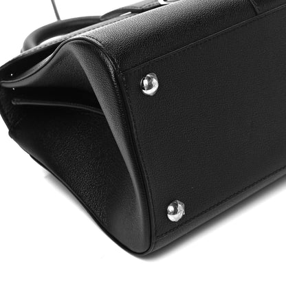 Delvaux Calfskin Mini Brillant East West Satchel Black 7 of 8