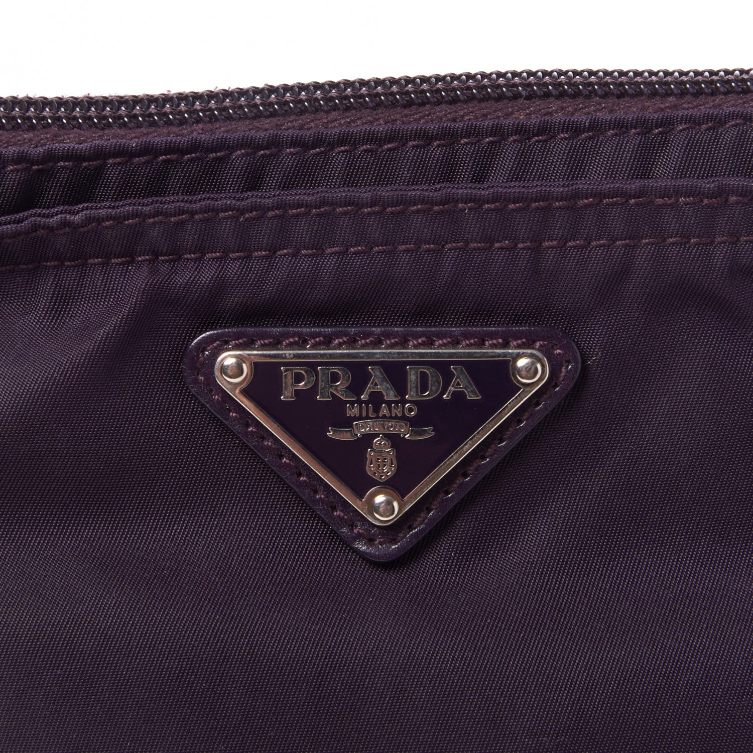 Prada Tessuto Nylon Small Flat Messenger Bag Mora 7 of 8