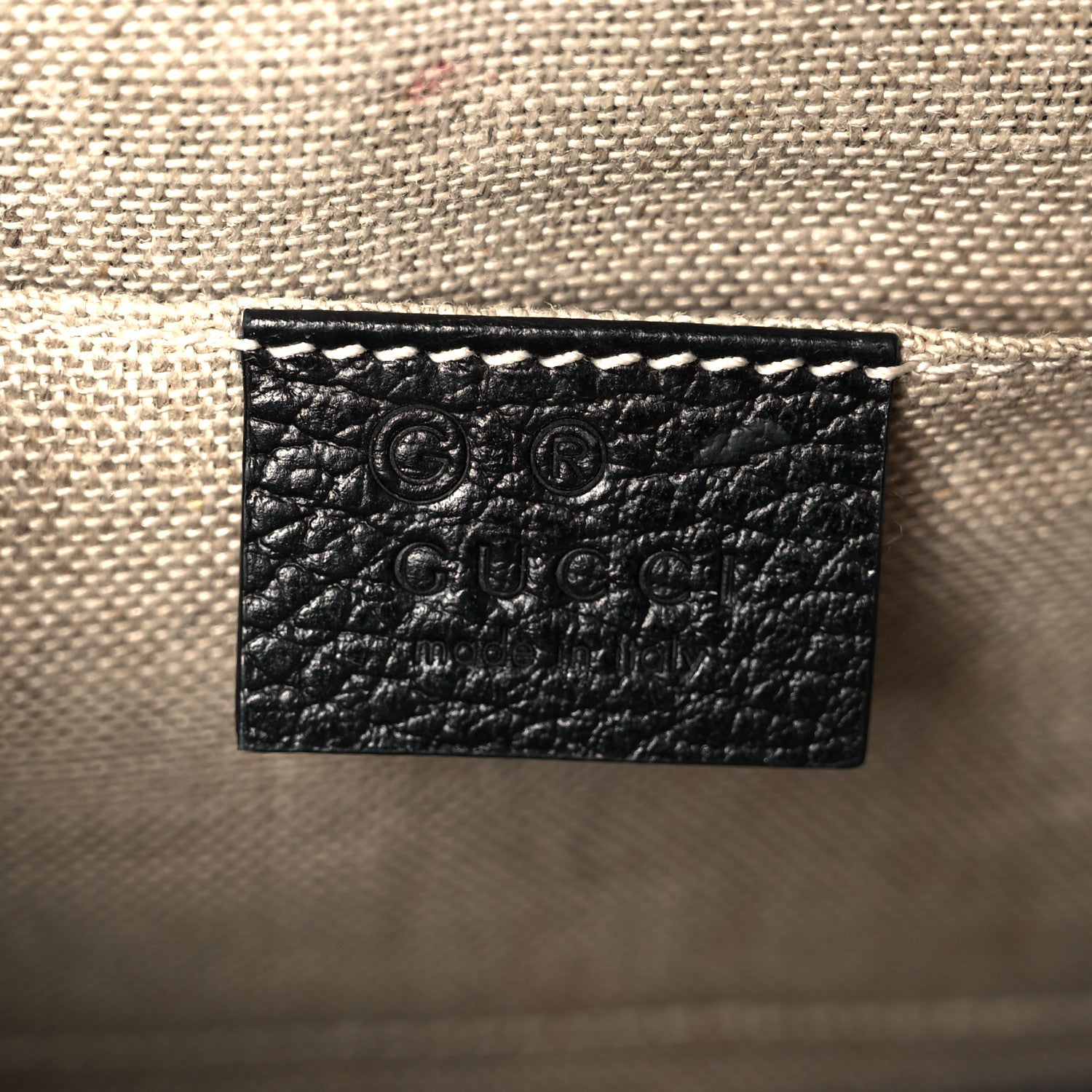 Gucci Dollar Calfskin Small Interlocking G Shoulder Bag Black 6 of 12