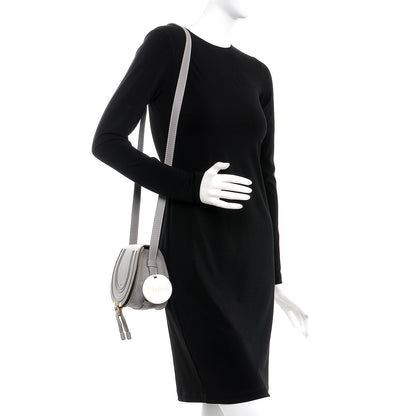 Chloe Calfskin Mini Marcie Round Crossbody Bag Cashmere Grey 2 of 8