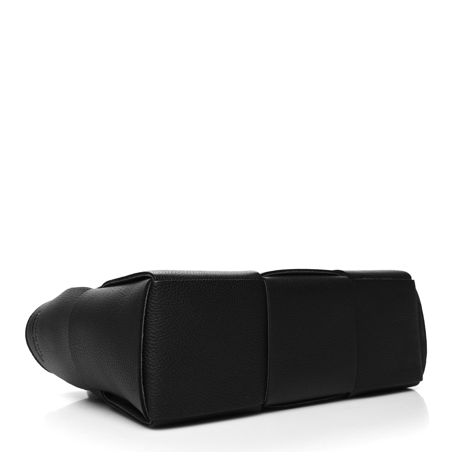 Bottega Veneta Grained Calfskin Maxi Intrecciato Mini Arco Tote Black 5 of 11