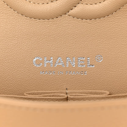 Chanel Caviar Quilted Medium Double Flap Beige 6 of 10