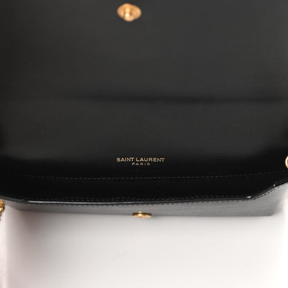 Saint Laurent Smooth Calfskin Monogram Phone Holder Crossbody Black 5 of 9