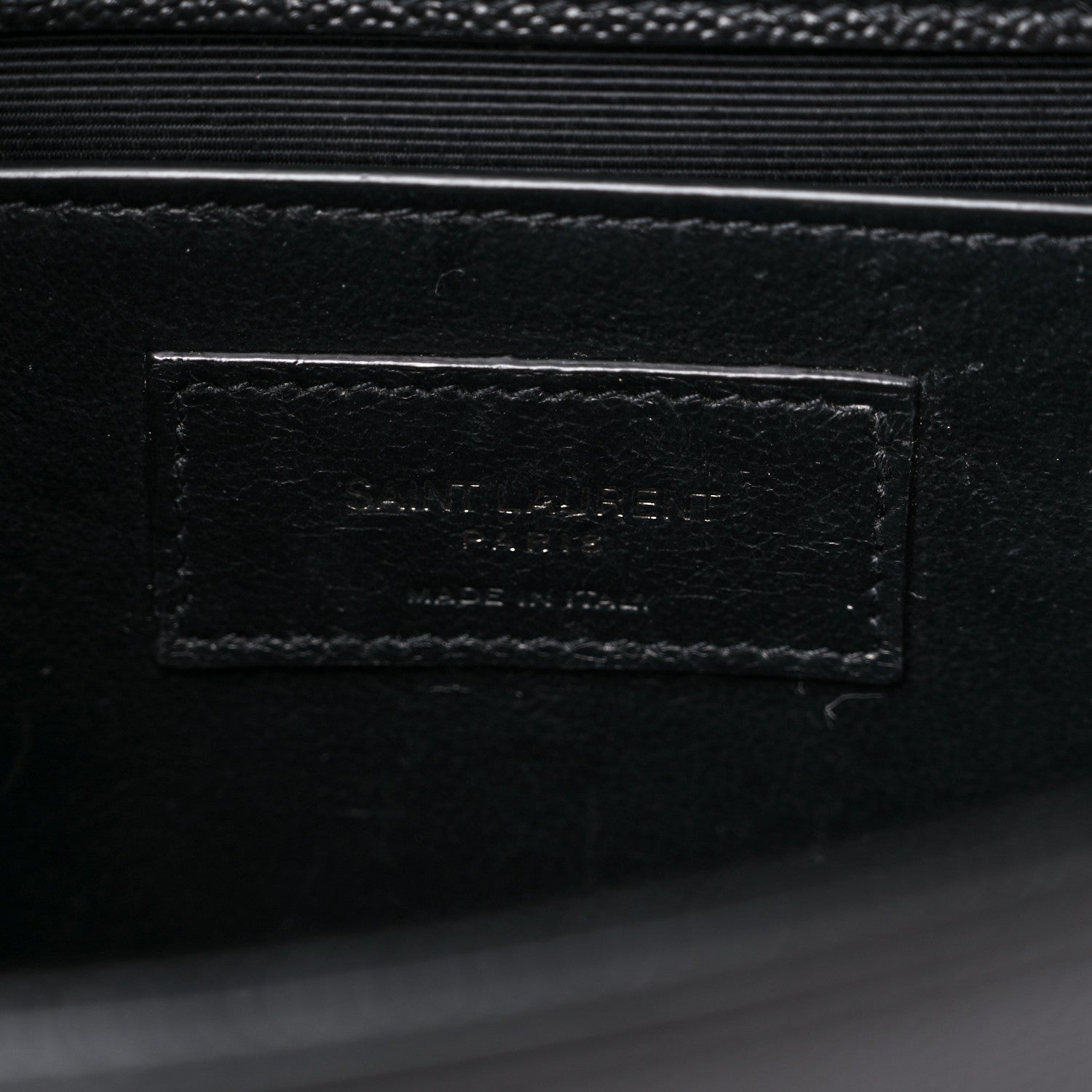 Saint Laurent Grain De Poudre Medium Classic Monogram Monochrome Kate Satchel Black 7 of 10
