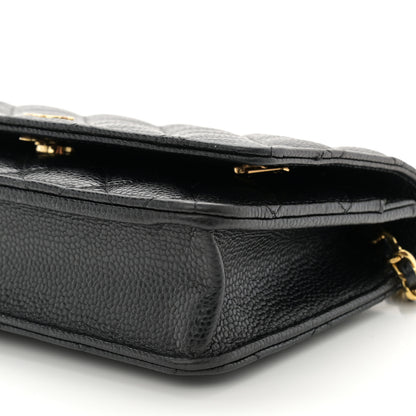Chanel Caviar Quilted Wallet on Chain WOC Black 11 of 11
