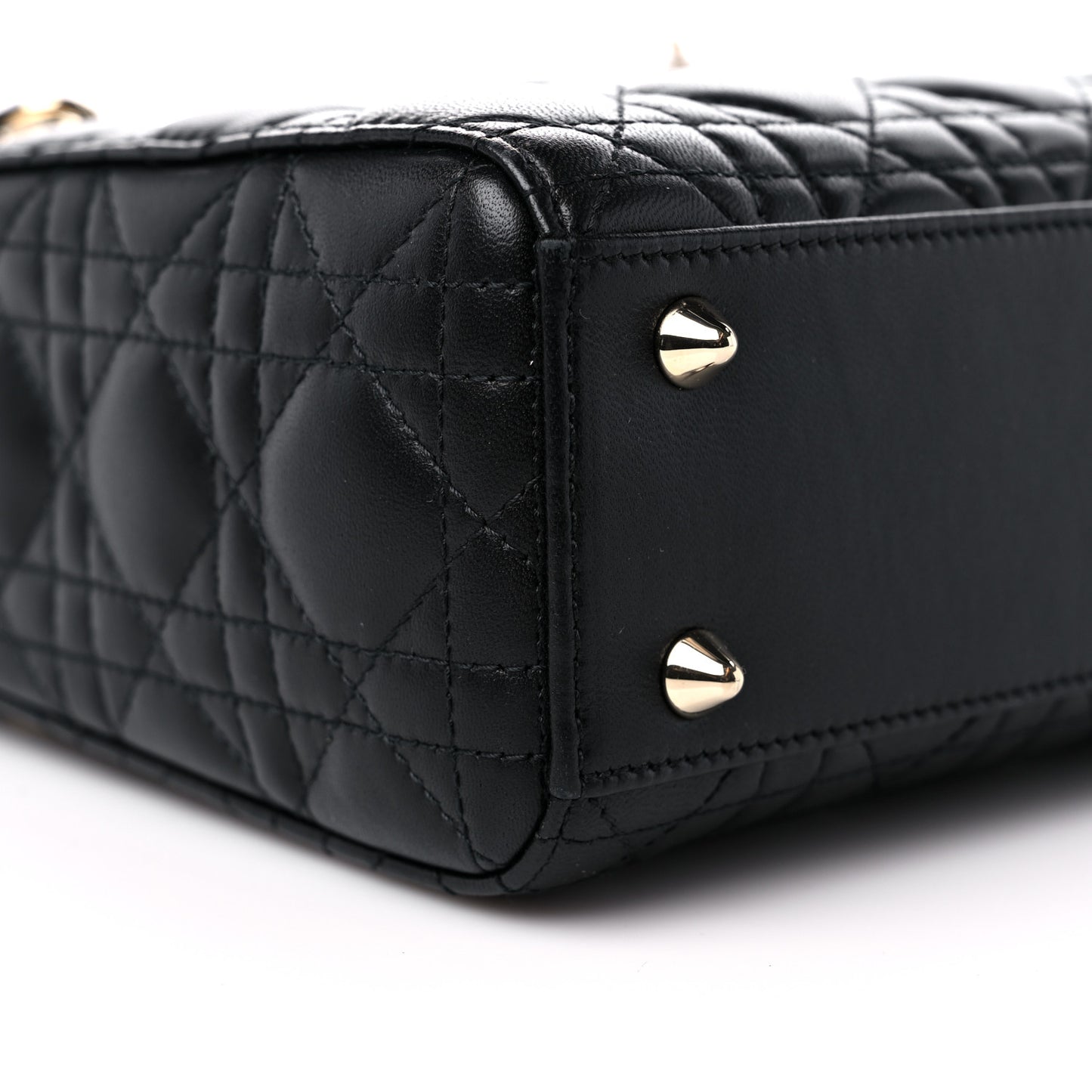 Lambskin Cannage Small My ABCDior Lady Dior Black