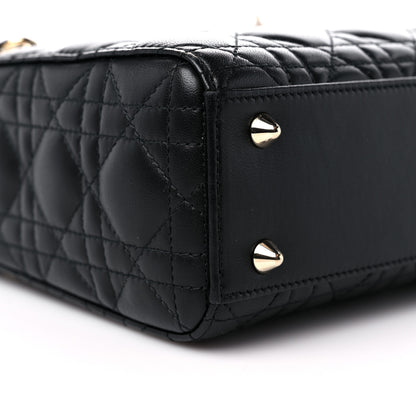 Christian Dior Lambskin Cannage Small My ABCDior Lady Dior Black 8 of 12