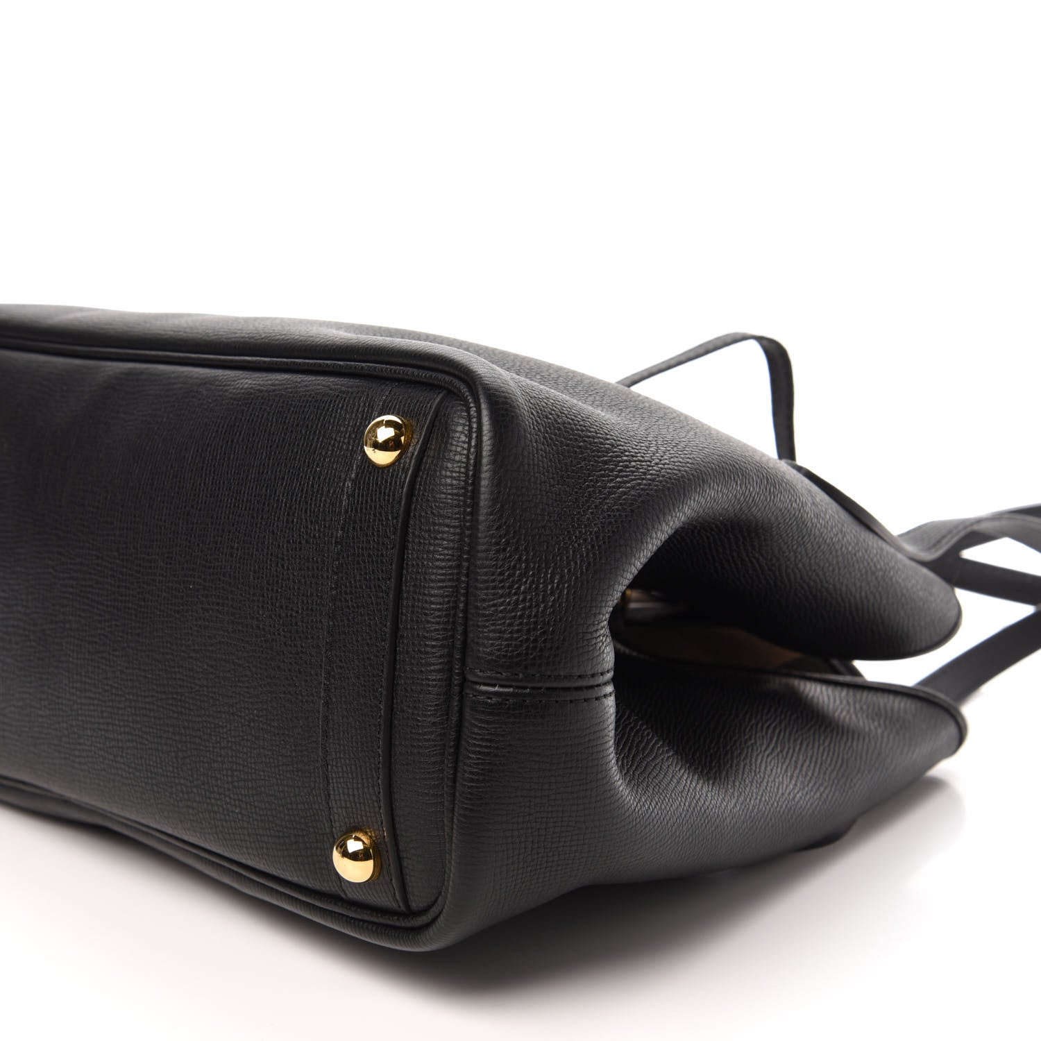 Burberry Grainy Calfskin Medium Honeybrook Tote Black 7 of 8
