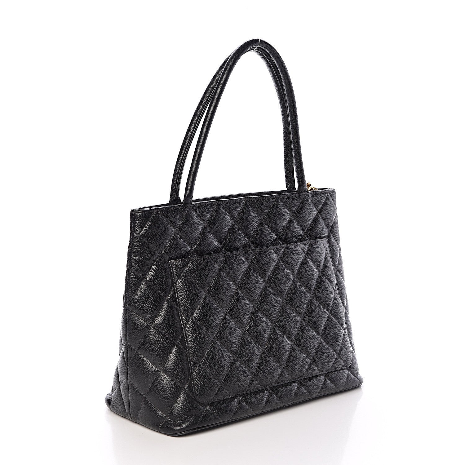 Chanel Caviar Quilted Medallion Tote Black 3 of 13