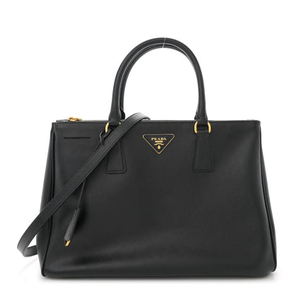 Prada Saffiano Lux Medium Galleria Double Zip Tote Black 1 of 13