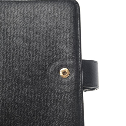 Chanel Grained Calfskin CC Button Pocket Agenda Cover Black 6 of 6
